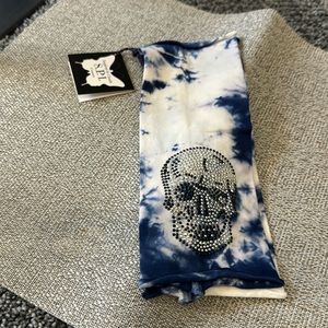 Tye dye skeleton fingerless gloves by SPI Conture - never used